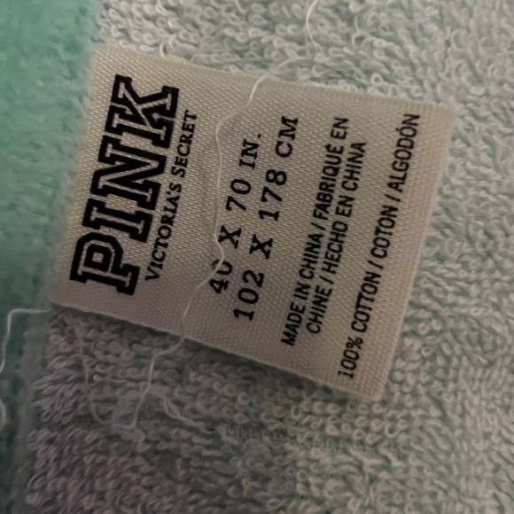 Vs Pink beach towel 2016 holiday collection Boyfriend oversized sea foam - Picture 9 of 10